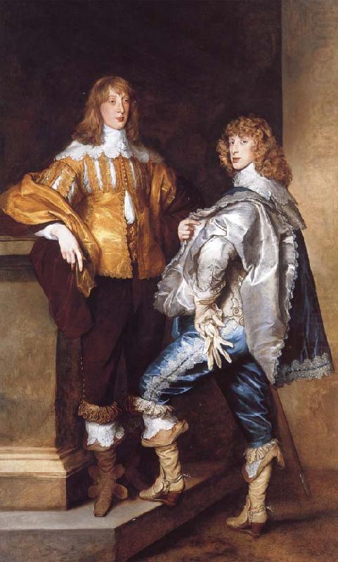 Anthony Van Dyck Lord John Stuart and His Brother,Lord Bernard Stuart china oil painting image